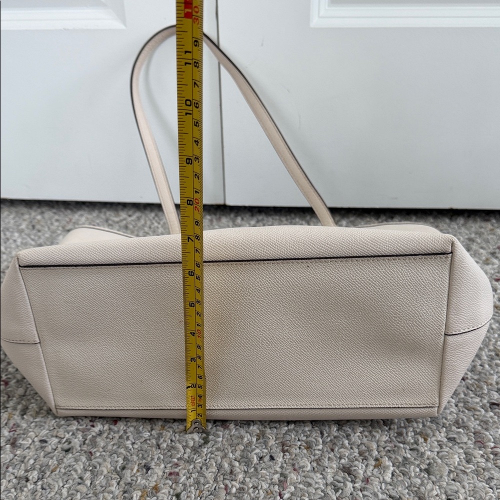 Coach Ivory Leather Tote - Picture 7 of 7
